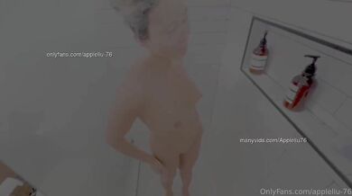 Asian MILF Amateur Shower Shave and Blowjob Real Orgasm Cum in Mouth Rough Sex Hot Wife HD