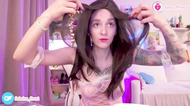 Ginger Red Head Tattoo Naughty Teen Unboxing New Wigs