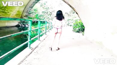Destroyed Ebony Exhibitionist Wife Minah Khali Public Cosplay Walking East La Gushing Choked
