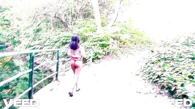 Minah Khali Destroyed Gushing Public Solo Female Camping In The Woods Mexico