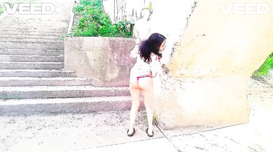Minah Khali Destroyed Gushing Public Solo Female Camping In The Woods Mexico