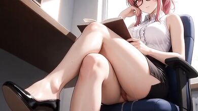After Thinking So Much About His Stepdaughter Her Pussy Wet He Comes Home To Find Her Masturbating Huge Breasts Ai Generated