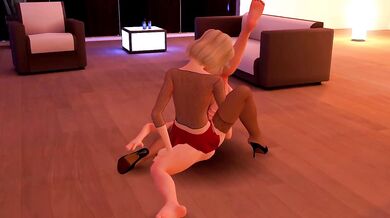 Fiery Lesbian Pussy Grind Scissoring Destroyed Gushing HD Cartoon Exclusive
