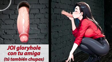 Spanish Joi Gloryhole Destroyed Gushing Choked Amiga Friend Cuckold