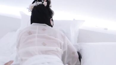 Taiwan amateur fucks on set with ancient costume outdoor leakage gushing