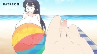Fucking a Stranger on a Nude Beach Destroyed Gushing Big Tits