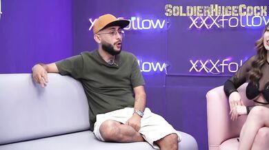 Busty BBW MILF Latina Ends Podcast Interview By Riding My Huge Cock Bareback Deepthroat Doggy Style Ball Licking Cum Slut