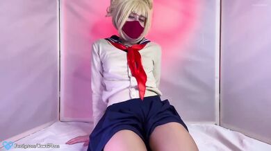 Toga Himiko Cosplay Pantyhose Feetjob Dildo Ride Creampie KawaiiMoan