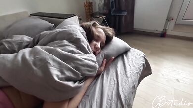 Young Stepdaughter Shares Bed With Stepdad While Mom Is Away Taboo Creampie