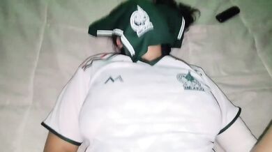 Latina Milf Mexicana Amateur Anal Creampie While Watching Futbol Soccer FIFA Game