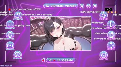 Streamer in Sexy Bunny Costume Destroyed by BBC Gangbang at Club