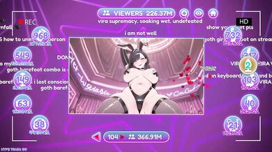 Streamer in Sexy Bunny Costume Destroyed by BBC Gangbang at Club
