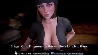 Thieving Couple Destroyed By BBC Deep Throat Blowjob And Cumshot In Bank Heist Cosplay 3D Animation Cartoon