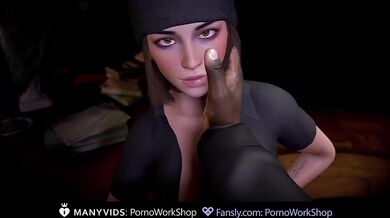 Thieving Couple Destroyed By BBC Deep Throat Blowjob And Cumshot In Bank Heist Cosplay 3D Animation Cartoon