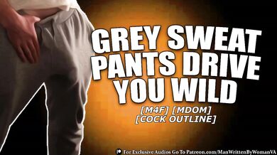 Grey Sweatpants Drive You WILD Moaning Audio Creampie Female Orgasm POV Rough Sex Amateur