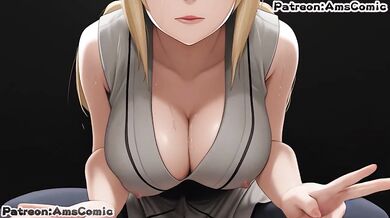 Tsunade Big Tits Blowjob Hentai Comic Exclusive HD