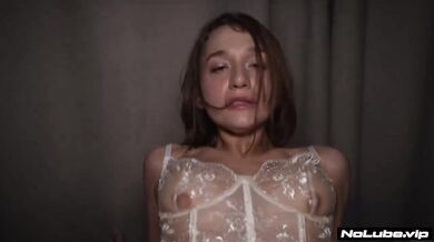 Russian Teen Amateur Destroyed By Thick Dick Hard Fast Fuck Rough Anal Screaming Submissive Slut
