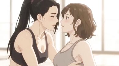 Yoga Class Turns Intimate Lesbian Sex Destroyed Gushing Choked