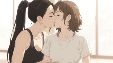 Yoga Class Turns Intimate Lesbian Sex Destroyed Gushing Choked