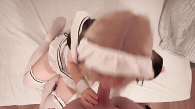 Cute Anime Maid Maid Blowjob Deepthroat Passionate Young Amateur Homemade Real Couple 18yo Fingering Cum in Mouth Cum on Tongue POV Masturbation Big Dick Blonde HD Porn Verified Amateurs