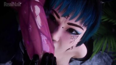 Horny Asian Girl Destroyed by Furry Leopard Rough Sex Monster Cock Big Ass Cartoon Creampie