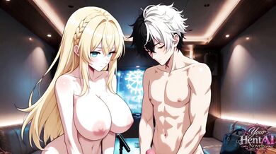 Ren hooks up with every girl destroyed gushing choked big tits busty uncensored hentai ai cumshot deepthroat blowjob big ass hd