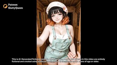 Big Ass Cutie In Overalls Gets Destroyed Doggy Style By BF In Cabin