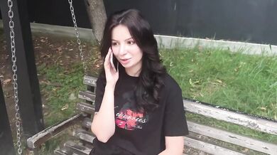 Sold Busty Cheating Girlfriend for Cash and Fucked Her with a Stranger in Amateur Threesome