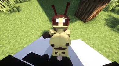 Bee Girl Is A Pervert Destroyed Gushing Choked Jenny Mod Minecraft Big Tits Cartoon Gaming HD Porn