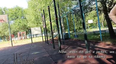Braless Park Workout Seethrough Sheer Top Flashing Exhibitionism