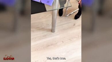 Secretary Blown By Boss Doggystyle POV Gushing Choked In Office Before Meeting Carla Boom Sergio Lagos