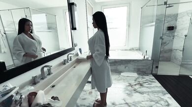 Late Checkout Destroyed Hotel Bed Creampie Brunette Latina Solo Amateur Homemade Sensual Morning Robe Luxury