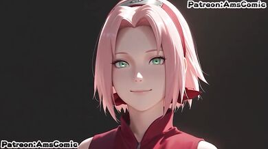 Ams Comic Sakura Haruno Big Tits Blowjob Hentai Anime Destroyed Gushing Choked