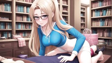 Sloppy Blowjob Destroyed Pussy Licking Librarian Hardcore Cumshot