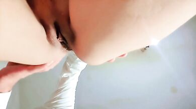 Cherry Lingerie Anal Creampie Gushing Big Ass Cowgirl POV Homemade German Amateur Masked Close Up HD