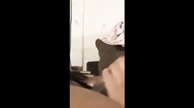 Nerdy Ebony MILF Glasses Blowjob Sloppy Deepthroat Destroyed Gushing Choked