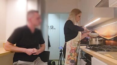 Blond MILF Destroyed He Chose Soup Or Sex At The Counter HD Amateur Verified