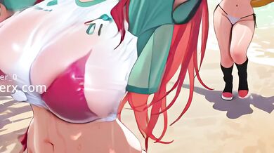 Rapi Nikke Red Flavor Beach Destroyed Gushing Hardcore Anime Hentai