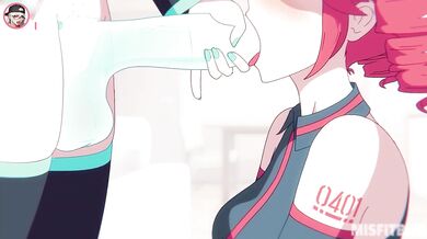 So Stupid: Animated Hentai Lesbian Trans Cartoon Destroyed Gushing Choked
