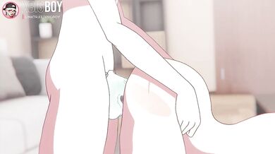 So Stupid: Animated Hentai Lesbian Trans Cartoon Destroyed Gushing Choked