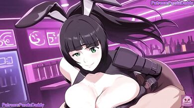 Nadeshiko Shizuka Bunny Suit Blowjob Destroyed By Boss Mammy Hentai