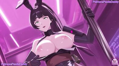 Nadeshiko Shizuka Bunny Suit Blowjob Destroyed By Boss Mammy Hentai