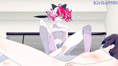 Kureiji Ollie Destroyed Me With Gushing Cumshots In Rough Hentai