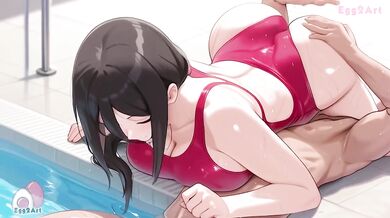 Hanabi Hyuga Swimsuit Big Tits Blowjob Hentai By Egg2Art