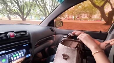 I Am Destroying The Uber Driver With Big Tits And Big Ass Doggystyle