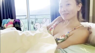 Asian MILF Wife Destroyed By Handjob Creampie Outdoor Amateur Teaser