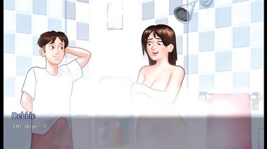 She Knew I Was Hiding Something the Moment She Saw Me Cartoon Anime Babe Big Tits Big Ass Game Show Summer Time Saga