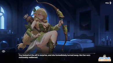 Isekai Waifu Overlord Gameplay Part 1 Destroyed Gushing Choked Wet Hentai