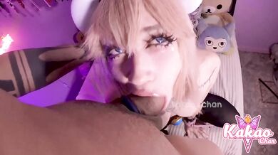 Bowsette Cosplay Gets Destroyed By Big Dick Ass Double Penetration Sloppy Blowjob