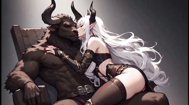 Tina Destroyed By Minotaur Dick Gushing Deepthroat Big Ass